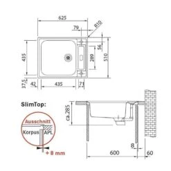 Franke Einbauspüle Argos AGX 210 Edelstahl, Exzenterbetätigung -FRANKE Geschäft franke einbauspuele argos agx 210 edelstahl exzenterbetaetigung4