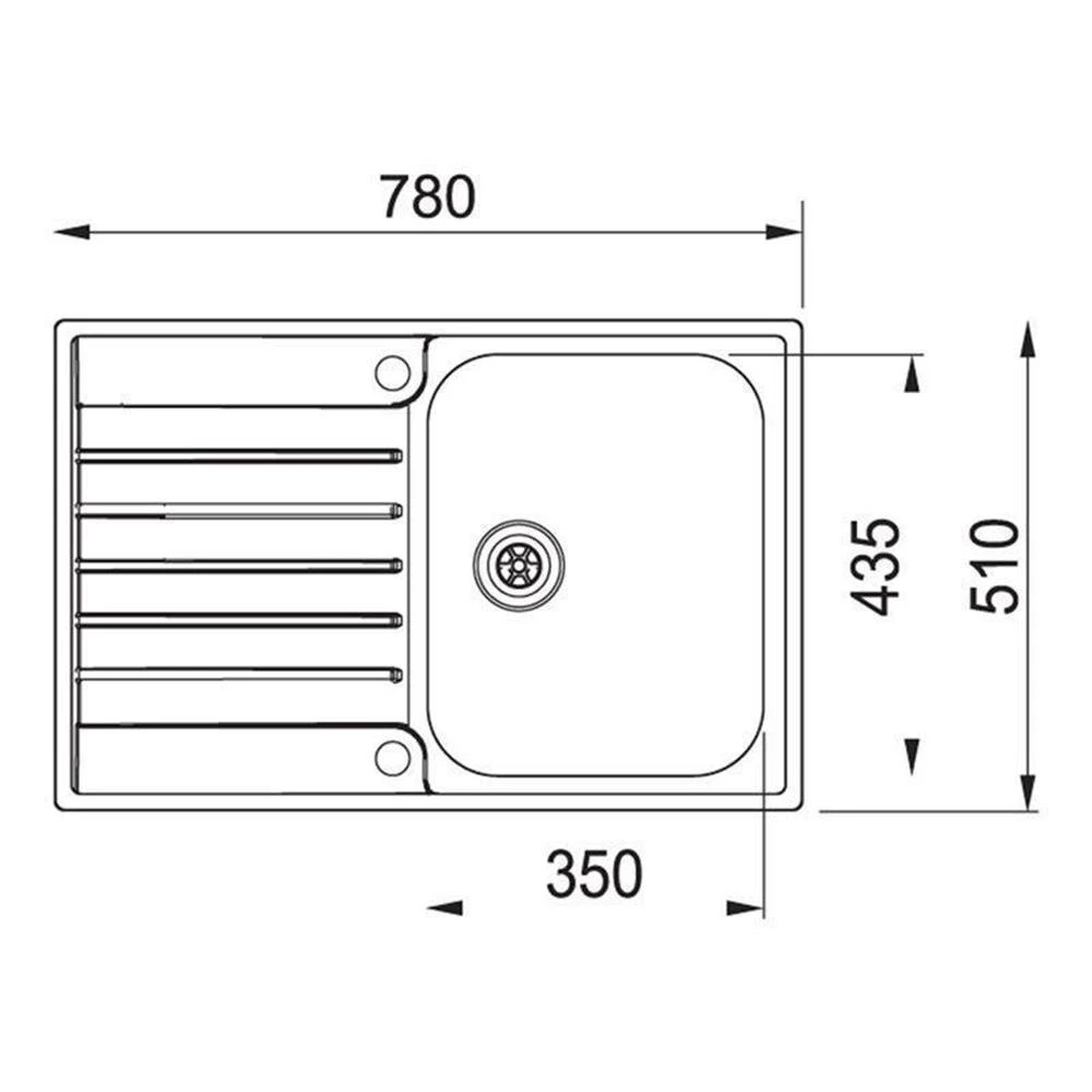 Franke Einbauspüle Argos AGX 211-78 Edelstahl Glatt 3 Franke Einbauspüle Argos AGX 211-78 Edelstahl Glatt – Bild 3