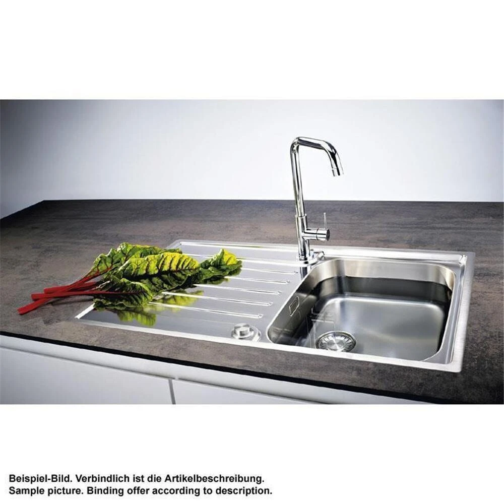 Franke Einbauspüle Argos AGX 211 Edelstahl, Druckknopfventil 2 Franke Einbauspüle Argos AGX 211 Edelstahl, Druckknopfventil – Bild 2