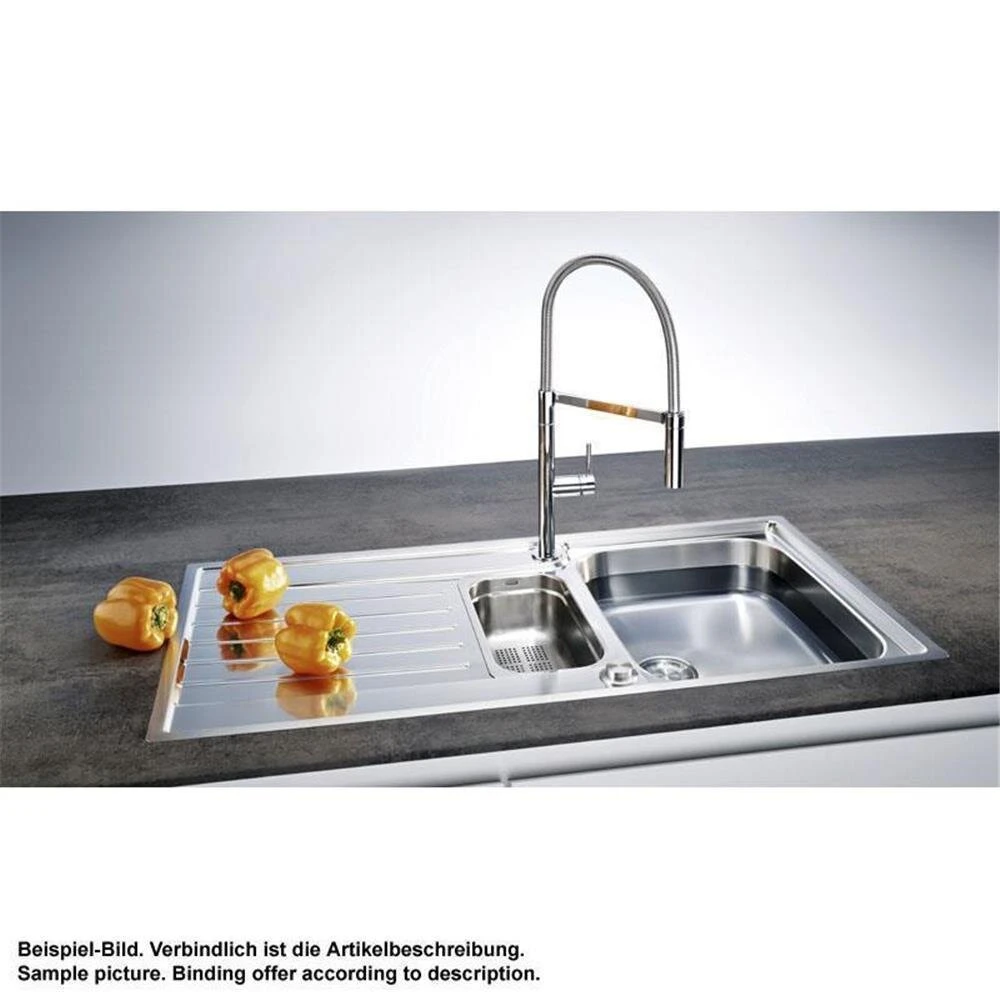 Franke Einbauspüle Argos G AGX 251 G Edelstahl, Druckknopfventil 2 Franke Einbauspüle Argos G AGX 251 G Edelstahl, Druckknopfventil – Bild 2