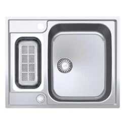 Franke Einbauspüle Argos G AGX 260 G Edelstahl, Exzenterbetätigung