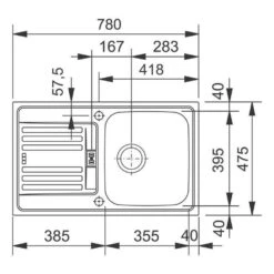 Franke Einbauspüle Euroform EFL 614-78 Edelstahl Leinen 7 Franke Einbauspüle Euroform EFL 614-78 Edelstahl Leinen -FRANKE Geschäft franke einbauspuele euroform efl 614 78 edelstahl leinen3