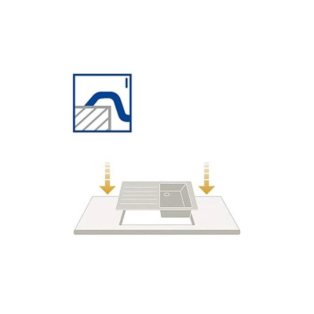 Franke Einbauspüle Euroform EFL 614-78 Edelstahl Leinen 5 Franke Einbauspüle Euroform EFL 614-78 Edelstahl Leinen – Bild 5