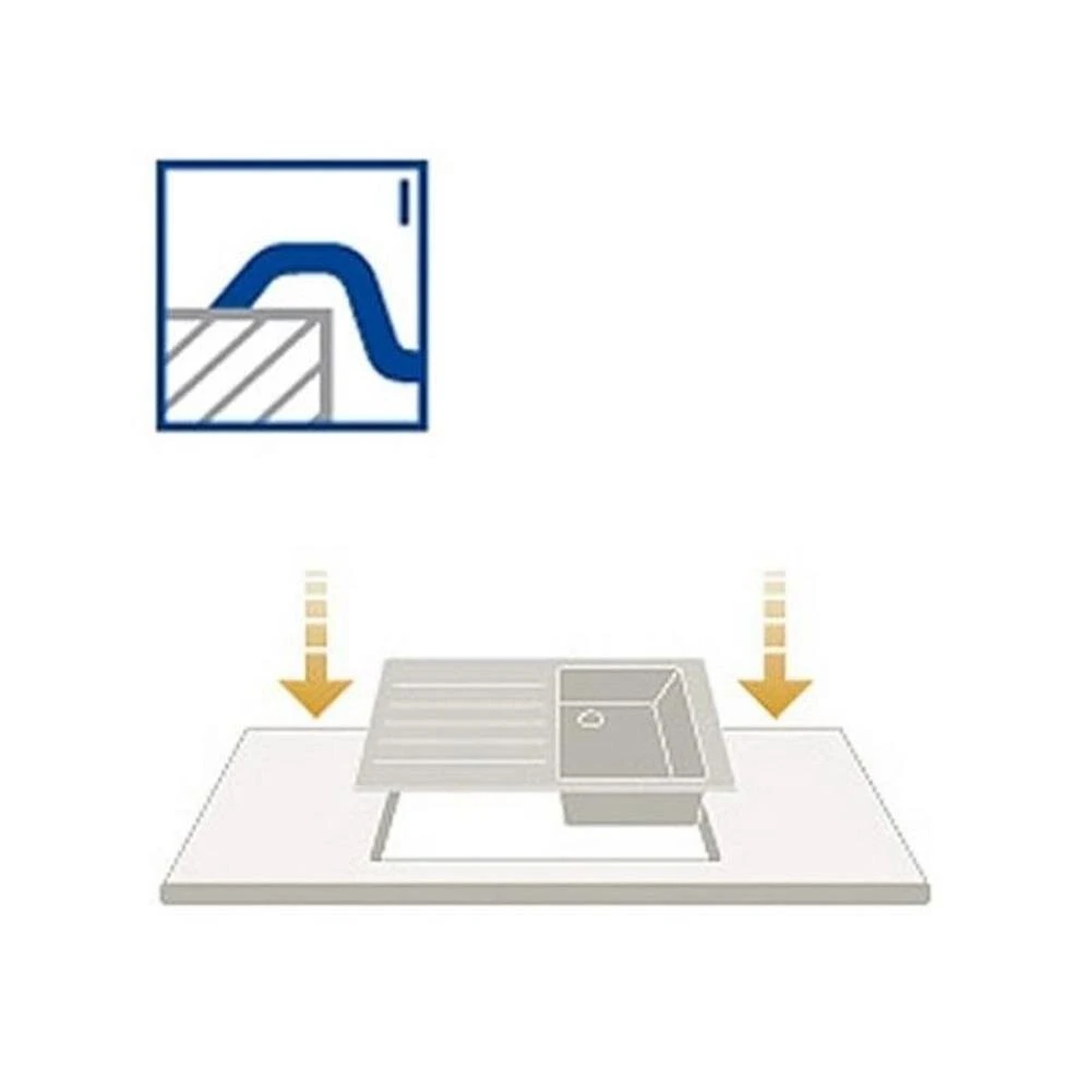 Franke Einbauspüle Eurostar ETN 610 Edelstahl Seidenmatt 3 Franke Einbauspüle Eurostar ETN 610 Edelstahl Seidenmatt – Bild 3