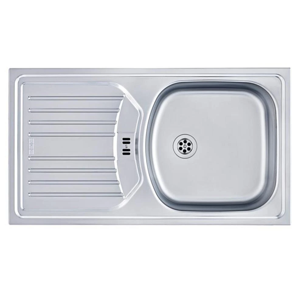 Franke Einbauspüle Eurostar ETN 614 NOVA Edelstahl Seidenmatt Stopfenventil 1 Franke Einbauspüle Eurostar ETN 614 NOVA Edelstahl Seidenmatt Stopfenventil