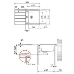 Franke Einbauspüle Hydros HDX 214 Edelstahl Glatt, Druckknopfventil 8 Franke Einbauspüle Hydros HDX 214 Edelstahl Glatt, Druckknopfventil -FRANKE Geschäft franke einbauspuele hydros hdx 214 edelstahl glatt druckknopfventil4