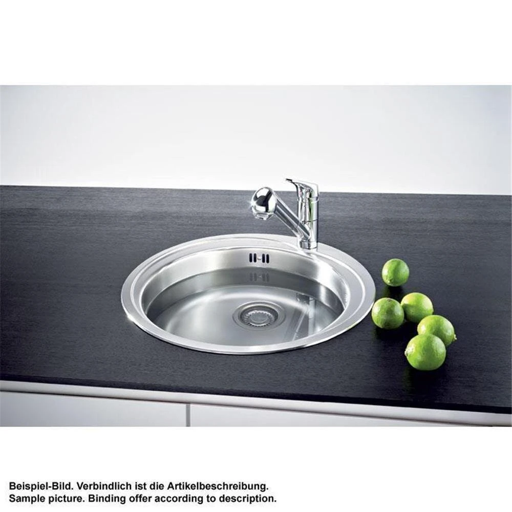 Franke Einbauspüle Pamira ROX 610-41 Rundbecken Edelstahl Glatt 2 Franke Einbauspüle Pamira ROX 610-41 Rundbecken Edelstahl Glatt – Bild 2