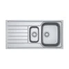 Franke Einbauspüle Spark SKL 651 Edelstahl Leinen