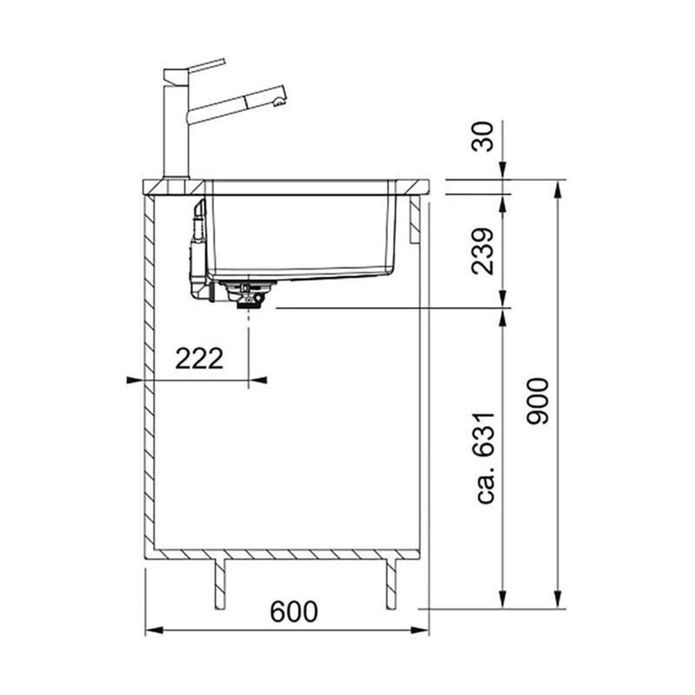 Franke Unterbaubecken Maris MRX 110-55 Edelstahl 3 Franke Unterbaubecken Maris MRX 110-55 Edelstahl – Bild 3