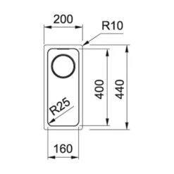 Franke Unterbaubecken Mythos MYX 110-16 Edelstahl Gebürstet -FRANKE Geschäft franke unterbaubecken mythos myx 110 16 edelstahl gebuerstet3