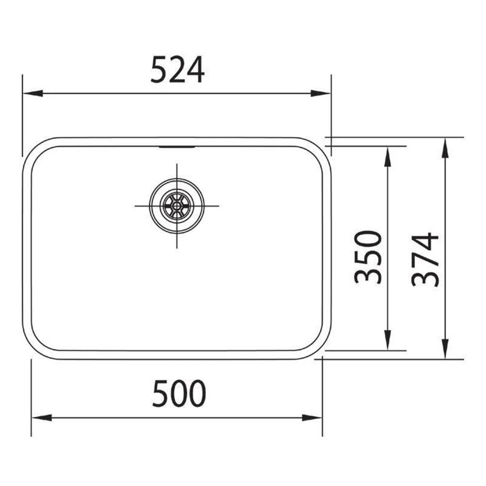 Franke Unterbauspüle Epos EOX 110-50/35 Edelstahl 3 Franke Unterbauspüle Epos EOX 110-50/35 Edelstahl – Bild 3