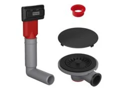 Franke Ventilset Black Matt - 112.0658.444 Handbetätigung