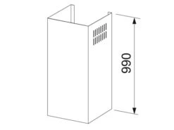 Franke CH 990 XS Schachtverlängerung Edelstahl