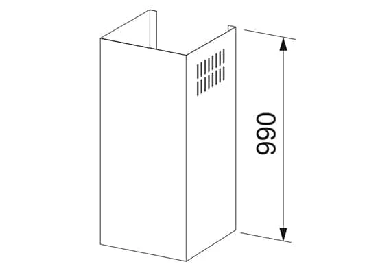 Franke CH 990 XS FSW Schachtverlängerung Edelstahl 1 Franke CH 990 XS FSW Schachtverlängerung Edelstahl