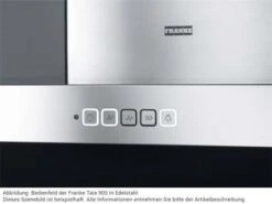 Franke Tale 905 I BK Matt Inselhaube 90 Cm Edelstahl Schwarz Matt