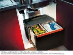 Franke Sorter Cube 50 - 134.0055.293 Einbau Abfallsammler -FRANKE Geschäft franke cube50 szene2