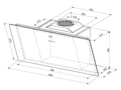 Franke Smart FSMA 905 WH Kopffreihaube 90 Cm Weiß -FRANKE Geschäft franke fsma905 ms