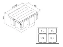 Franke Sorter Garbo 60-4 - 121.0200.676 Einbau Abfallsammler 5 Franke Sorter Garbo 60-4 - 121.0200.676 Einbau Abfallsammler -FRANKE Geschäft franke garbo60 4 ms
